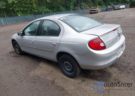 2000 Dodge Neon Highline from USA, damaged, VIN 1B3ES46C5YD731845